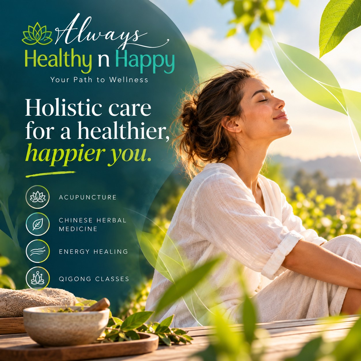 Always Healthy n Happy branding