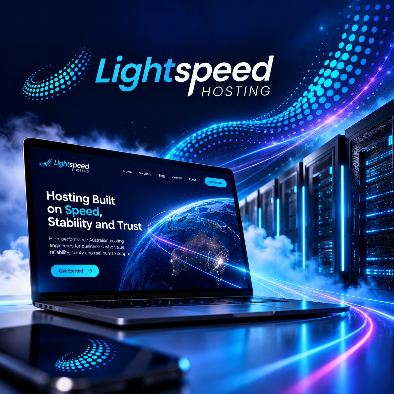 Lightspeed Hosting branding