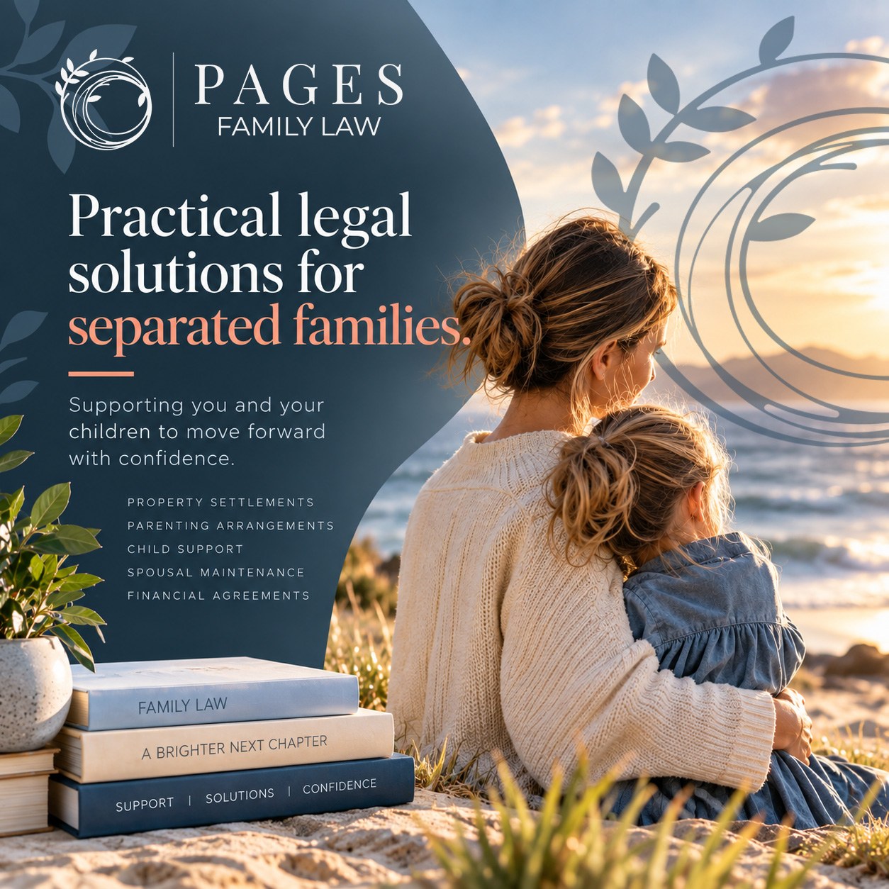 Pages Family Law branding