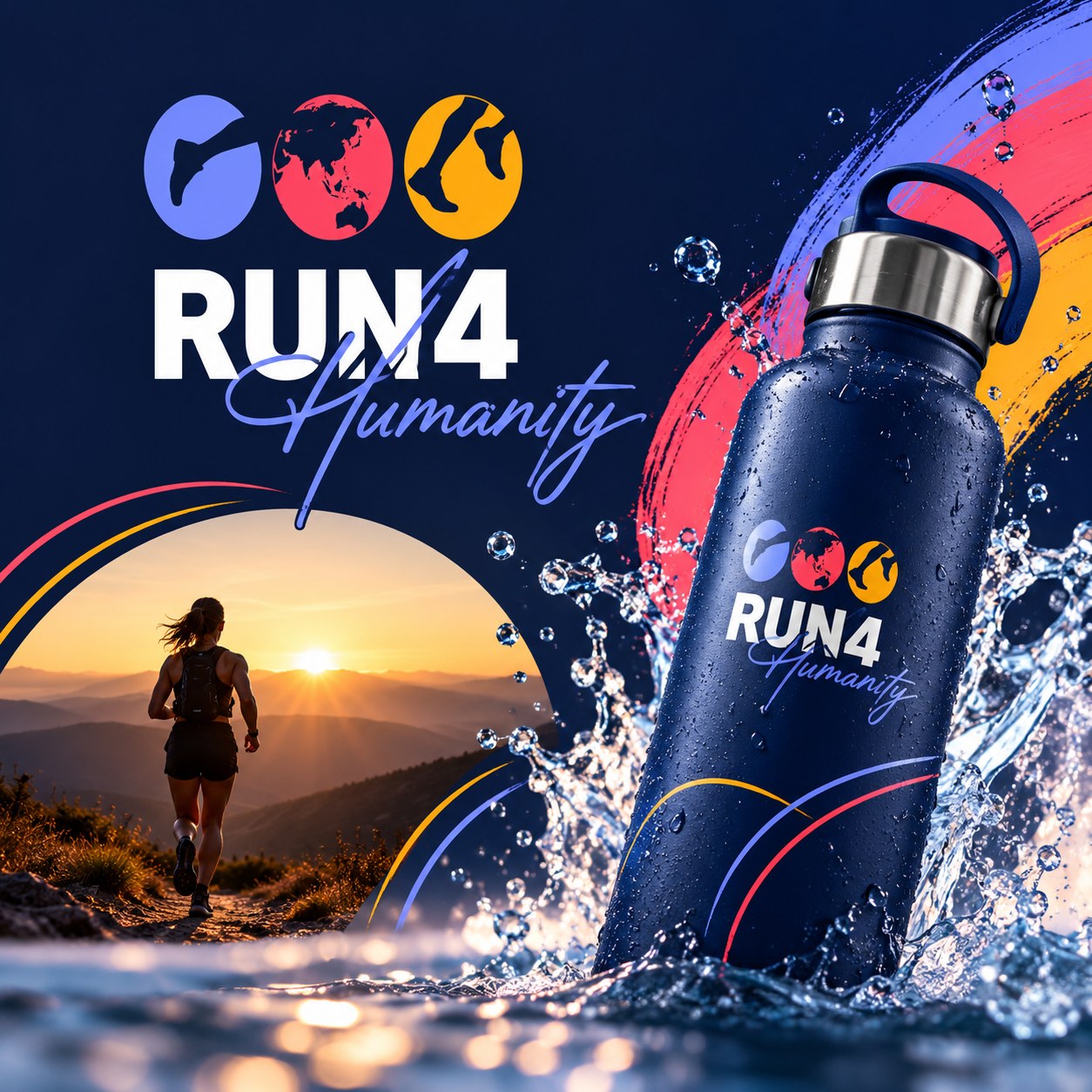Run4Humanity branding